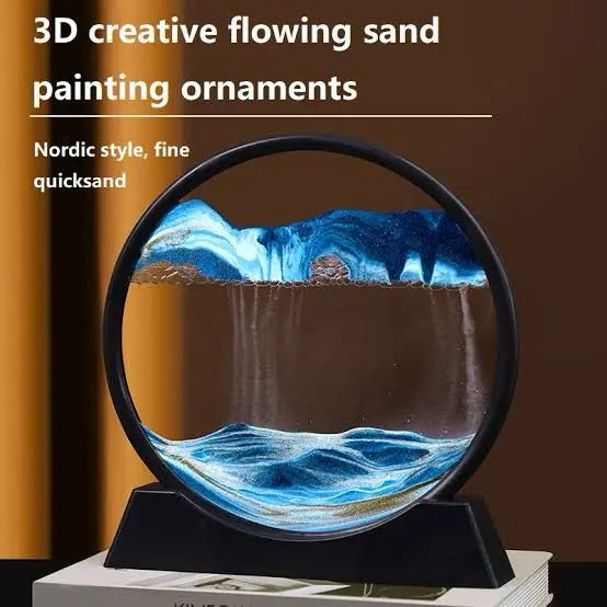 3d Moving Sands Capes Frame | 7 Inch Sand Lamp