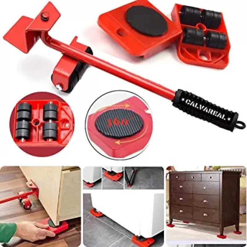 Set of 5 Furniture Lifter Moving Tool