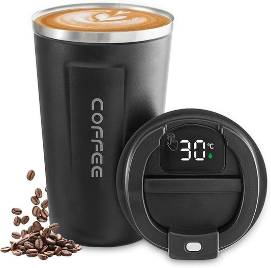 Temperature Display Thermal Coffee Mug 510ML