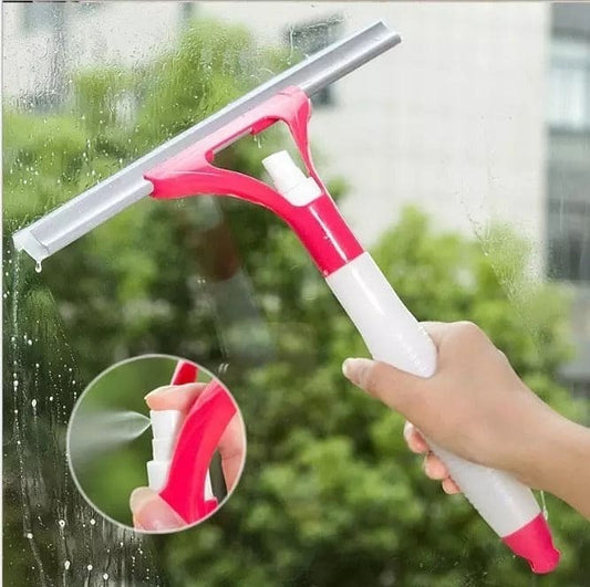 WINDOWS GLASS CLEANER WIPER WITH SPRAY