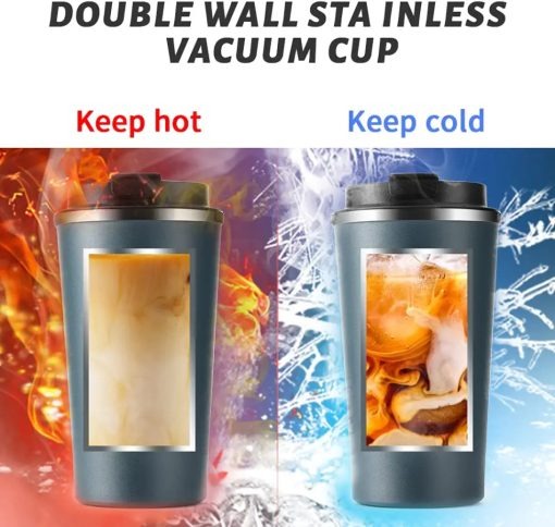 Temperature Display Thermal Coffee Mug 510ML