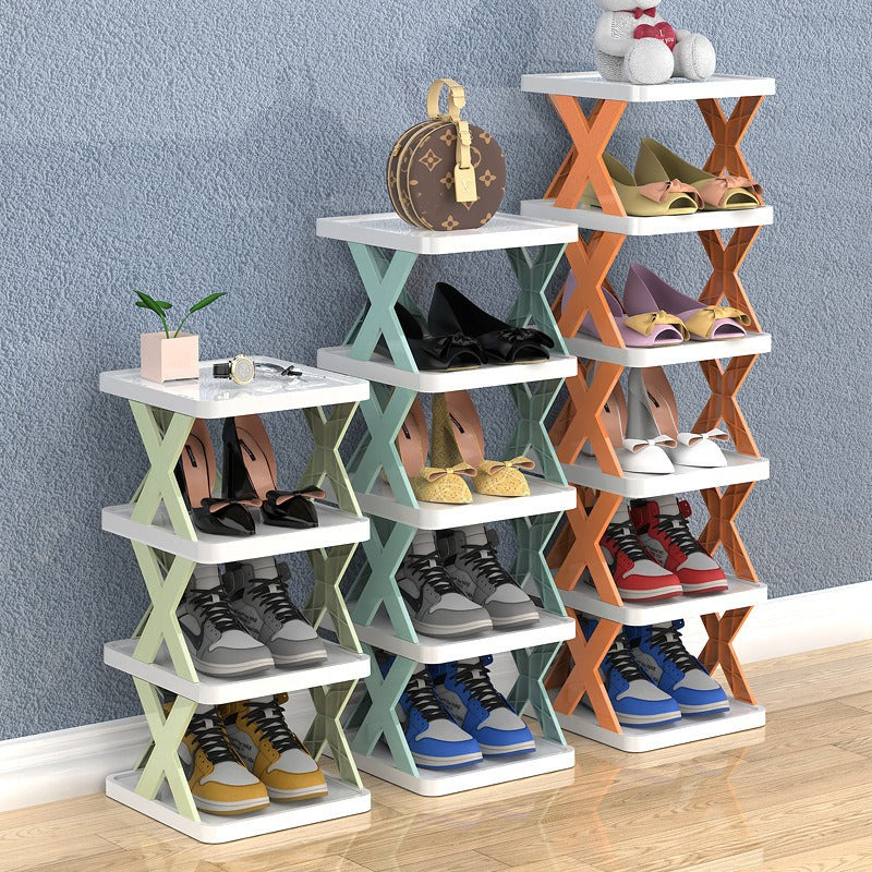 5 Layer Stackable Vertical Space-Saving Shoe Storage Rack Organizer