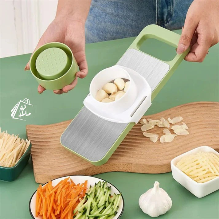 5 In 1 Stainless Steel Multifunctional Vegetable Slicer Cutter