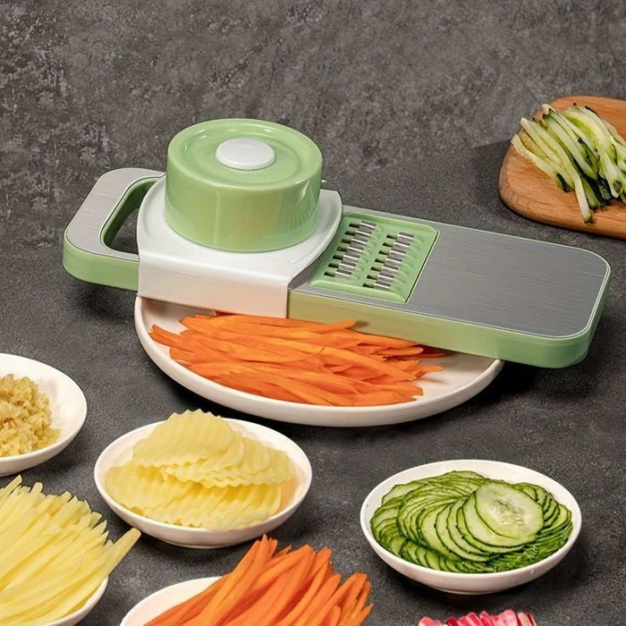 5 In 1 Stainless Steel Multifunctional Vegetable Slicer Cutter