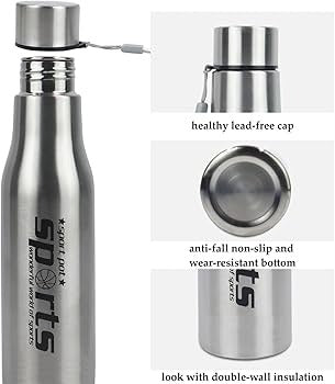 Stainless Steel Sports Water Bottle