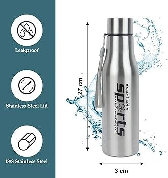 Stainless Steel Sports Water Bottle