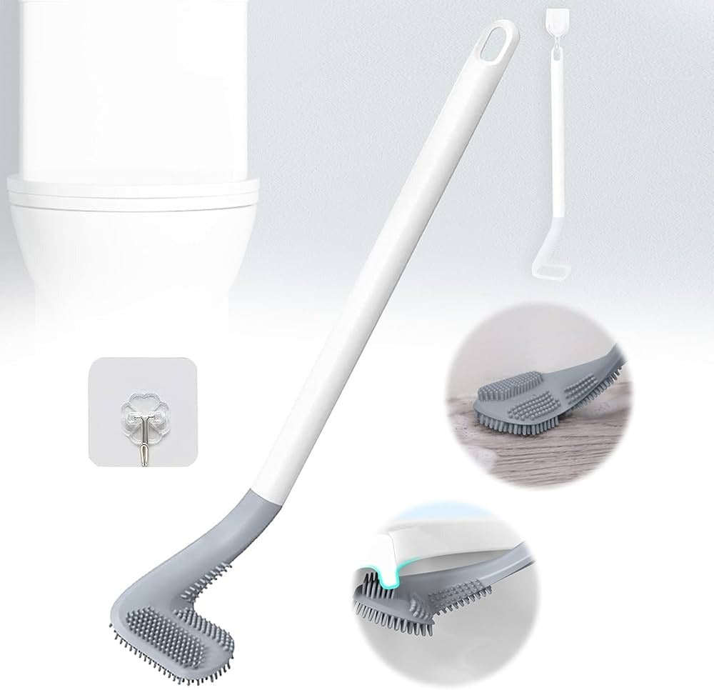 Flexible Silicone Rubber Toilet Brush