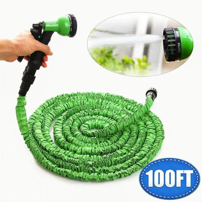 100ft - Expandable & Flexible Water Pipe For Garden