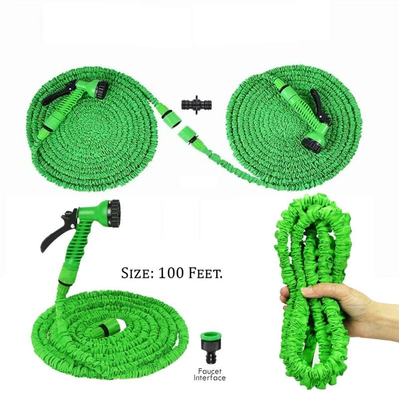 100ft - Expandable & Flexible Water Pipe For Garden