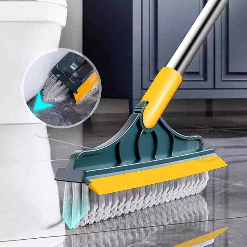 2 In 1 Floor Scrub Brush Cleaning Brush Long Handle